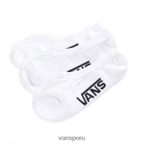 Vans Perú NBDZ463706 blanco | Vans paquete de 3 calcetines super invisibles clásicos