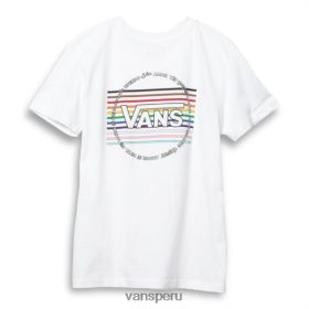 Vans Perú NBDZ463756 blanco | Vans camiseta con tripulación orgullo 22