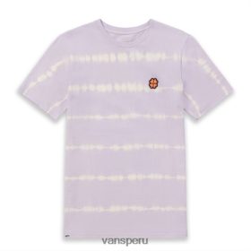 Vans Perú NBDZ463762 tinte de corbata de niebla de lavanda | Vans camiseta con efecto tie-dye del día de la suerte