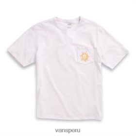 Vans Perú NBDZ463794 hielo de orquídeas | Vans camiseta con bolsillo off the wall de x skateistan