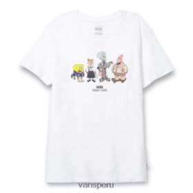 Vans Perú NBDZ463836 blanco | Vans Sandy Liang para Bob Esponja x camiseta de novio