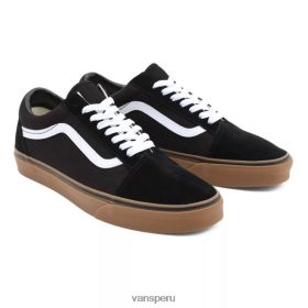 Vans Perú NBDZ4638 negro | Vans zapatos old skool suela de goma