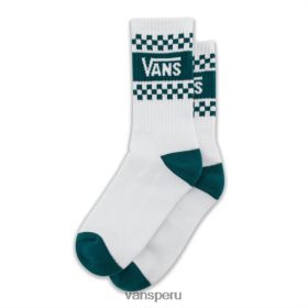 Vans Perú NBDZ464088 verde azulado intenso | Vans calcetines de pandillas para niñas 6.5-10, paquete de 1