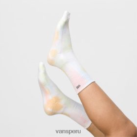 Vans Perú NBDZ464106 lavado de paletas | Vans calcetín teñido anudado (talla 6.5-9 1 paquete)