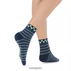 Vans Perú NBDZ464126 azul cemento | Vans calcetines de skate (talla 6.5-10 1 par)