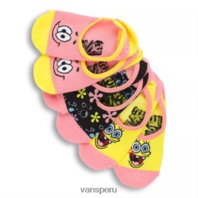 Vans Perú NBDZ464128 mejores amigos 4-life multi | Vans paquete de 3 calcetines canoodle x bob esponja