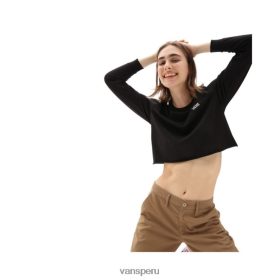 Vans Perú NBDZ46412 negro | Vans camiseta corta de manga larga junior v