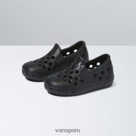 Vans Perú NBDZ464164 negro | Vans trk sin cordones para niños pequeños