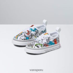 Vans Perú NBDZ464168 Haz un boceto a tu manera | Vans encaje elástico auténtico crayola para niños pequeños