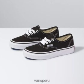 Vans Perú NBDZ464192 negro-blanco verdadero | Vans niños auténticos