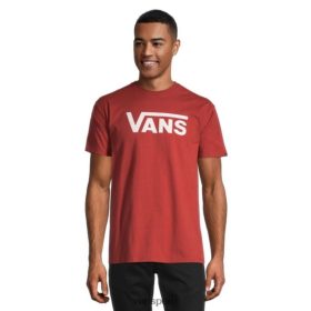 Vans Perú NBDZ464358 aceite de chile | Vans Camiseta clásica para hombre, manga corta, cuello redondo, gráfico de algodón.