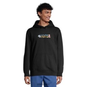 Vans Perú NBDZ464402 negro | Vans Sudadera con capucha de forro polar para hombre x Crayola