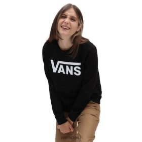 Vans Perú NBDZ46442 negro | Vans suéter clásico con cuello en v