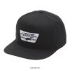 Vans Perú NBDZ464488 negro verdadero | Vans gorra snapaback con parche completo para hombre