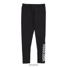 Vans Perú NBDZ464510 blanco y negro | Vans Leggings Chalkboard II para niña Entrenamiento atlético capri para niños