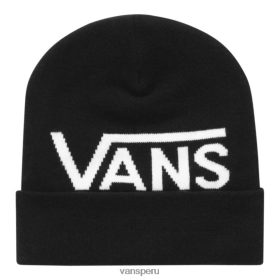 Vans Perú NBDZ464512 negro | Vans gorro de toque de queda para mujer