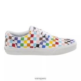 Vans Perú NBDZ464516 blanco arcoiris | Vans zapatillas de skate doheny 'pride' arcoiris para hombre zapatillas bajas