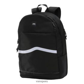 Vans Perú NBDZ464540 blanco y negro | Vans mochila unisex construct cordura skool 27 l