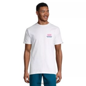 Vans Perú NBDZ464580 negro | Vans Camiseta de manga corta con cuello redondo y gráfico de algodón para hombre