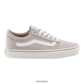 Vans Perú NBDZ464592 blanco-blanco | Vans Zapatos de skate para mujer, zapatillas bajas, informales