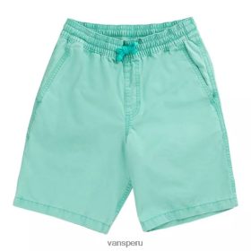 Vans Perú NBDZ464594 vestido azul | Vans gama niño pantalones cortos lavado sal cintura elástica niños bolsillos