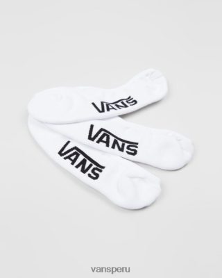 Vans Perú NBDZ464650 blanco | Vans calcetines clásicos super invisibles paquete de 3