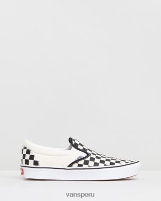 Vans Perú NBDZ464682 negro-blanco verdadero | Vans Cómodocush clásico sin cordones - unisex