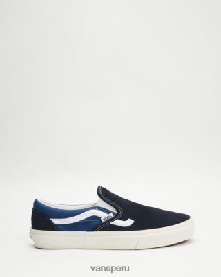 Vans Perú NBDZ464818 marina de guerra | Vans banda lateral clásica sin cordones - unisex