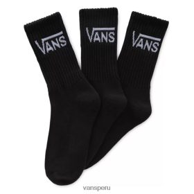 Vans Perú NBDZ46700 blanco y negro | Vans calcetines clásicos (3 pares)