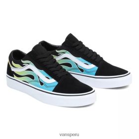 Vans Perú NBDZ4682 azul-negro | Vans zapatos viejos de la escuela