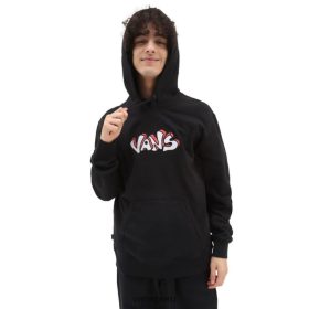 Vans Perú NBDZ46924 negro | Vans sudadera con capucha clásicas del skate