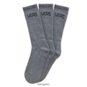 Vans Peru NBDZ461031 gris | Vans calcetines clásicos (paquete de 3 pares)