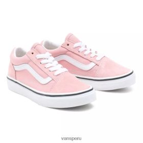 Vans Peru NBDZ461071 rosa | Vans zapatillas old skool niños (4-8 años)
