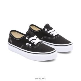 Vans Peru NBDZ461081 negro | Vans zapatos auténticos para niños (4-8 años)