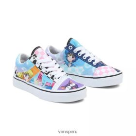 Vans Peru NBDZ461125 multi | Vans Zapatos patchwork de niños x Pretty Guardian Sailor Moon Old Skool (4-8 años)