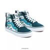 Vans Peru NBDZ461139 azul | Vans Zapatillas de niños sk8-hi con cremallera (4-8 años)