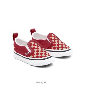 Vans Peru NBDZ461227 único | Vans Zapatos sin cordones Custom Checkerboard para niños pequeños (1-4 años)
