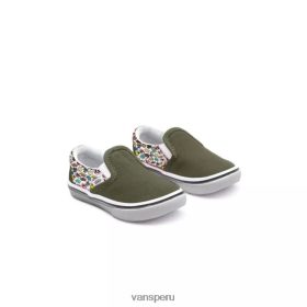 Vans Peru NBDZ461233 único | Vans Zapatos sin cordones Customs Macaron Pets para niños pequeños (1-4 años)