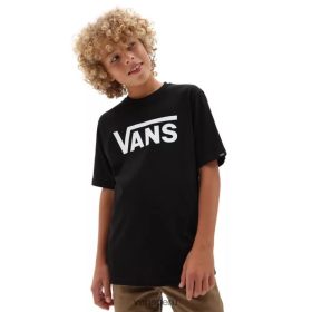 Vans Peru NBDZ461249 blanco y negro | Vans camiseta clásica para niños (8-14 años)
