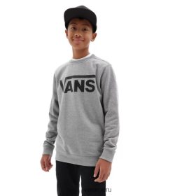 Vans Peru NBDZ461269 gris | Vans tripulación clásica para niños (8-14 años)