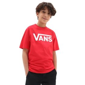 Vans Peru NBDZ461271 rojo | Vans camiseta clásica para niño (8-14 años)