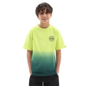 Vans Peru NBDZ461275 verde-amarillo | Vans camiseta teñida por inmersión para niño (8-14 años)