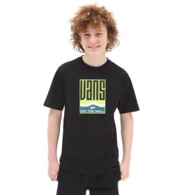 Vans Peru NBDZ461279 negro | Vans camiseta laberinto para niño (8-14 años)