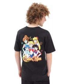 Vans Peru NBDZ461289 negro | Vans Camiseta gráfica de niño x Pretty Guardian Sailor Moon (8-14 años)