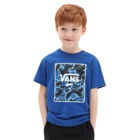 Vans Peru NBDZ461341 azul | Vans Camiseta con estampado de cuadros para niños pequeños (2-8 años)