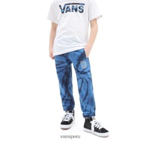 Vans Peru NBDZ461343 azul | Vans pantalones de polar para niños pequeños con teñido anudado (2-8 años)