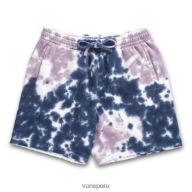 Vans Peru NBDZ461405 vestido azul de saúco | Vans polar suelto teñido anudado de 19'' corto