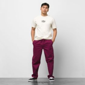Vans Peru NBDZ461453 poción morada | Vans pantalón holgado con cintura elástica y cónica