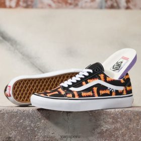 Vans Peru NBDZ461563 negro-multi | Vans x thrasher patinar vieja escuela