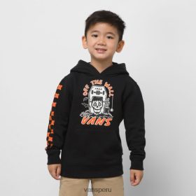 Vans Peru NBDZ461573 negro | Vans sudadera con capucha con calavera sk8 para niños pequeños